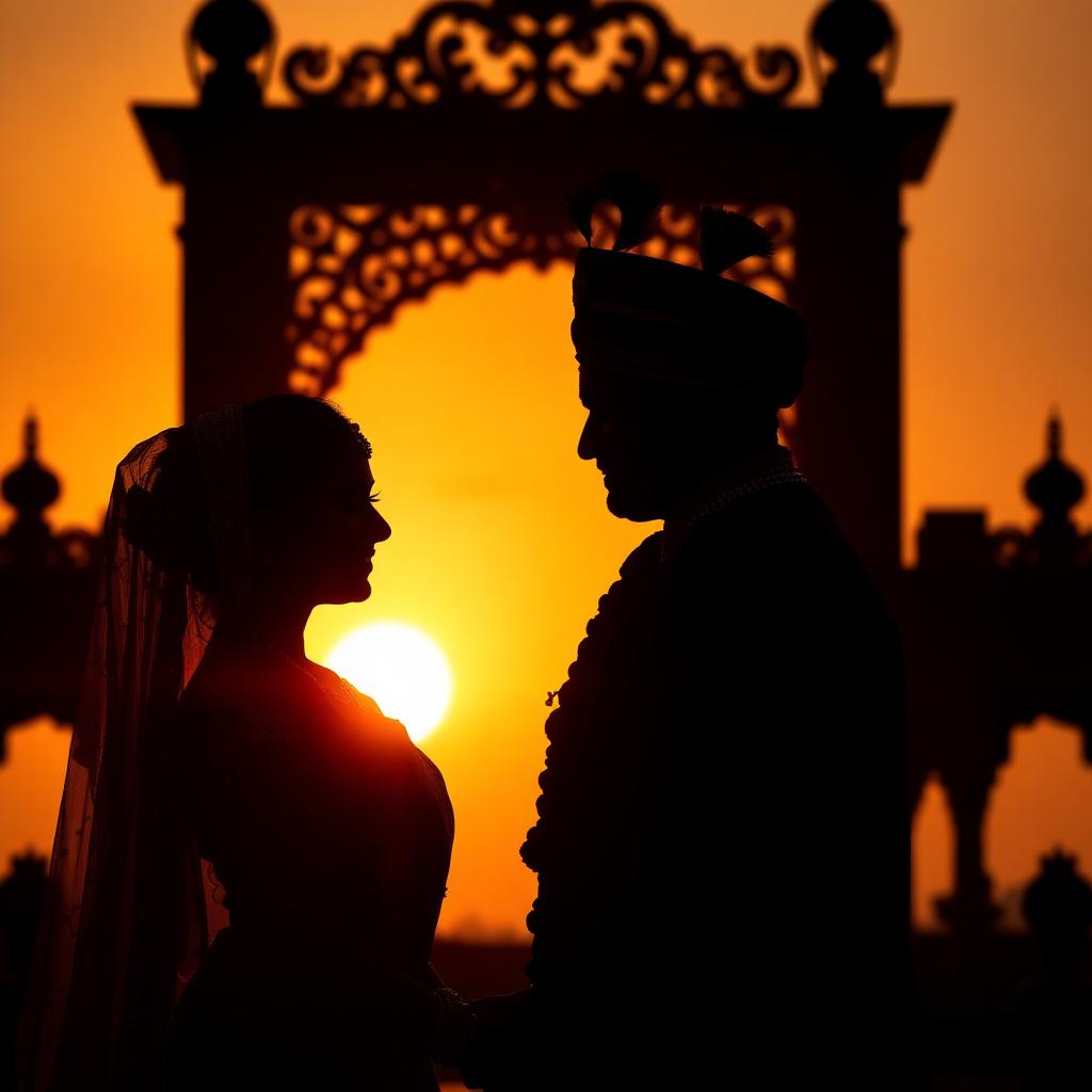 Two souls, one silhouette