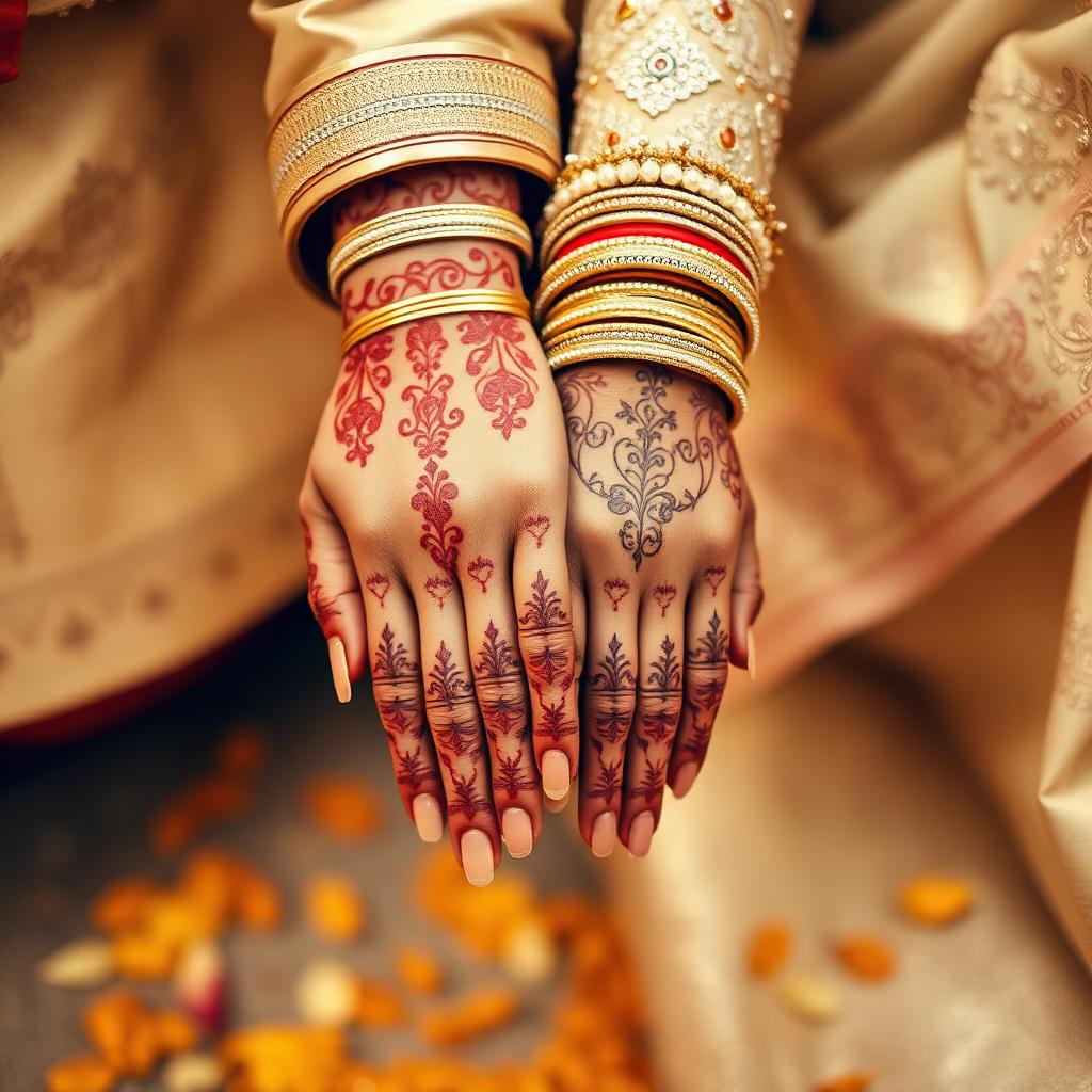 Bound by henna & gold